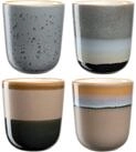 LEONARDO Tasse Leonardo Keramikbecher Roma (330ml) (4-teilig)