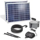 esotec Bachlaufpumpe 100/4200 Bachlaufpumpen-Set mit Akkuspeicher, 4200l/h,...