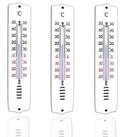 TronicXL Gartenthermometer 3 St&uuml;ck Wandthermometer Au&szlig;en Thermometer Garten