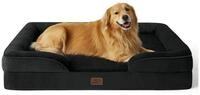LuxusKollektion Hundebett Hundebett orthop&auml;disches Kistenschaum L 122 x B 89 x...