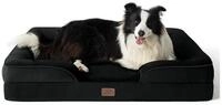 LuxusKollektion Hundebett Hundebett orthop&auml;disches ergonomisches L 89 x B 63 x...
