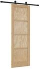 vidaXL Zimmert&uuml;r 73,5 x 211 cm Schiebet&uuml;r ORKDAL Natur 73,5x211 cm Massives