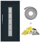 vidaXL Haust&uuml;r Vordert&uuml;r 88 x 200 cm PVC Anthrazit (1-St)