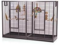 Montana Cages Voliere New Melbourne II, Antik, Voliere f&uuml;r Finken, Sittiche,...
