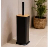 NUXIO WC-Reinigungsb&uuml;rste WC-B&uuml;rste ZETRU mit Bambusdeckel, Badezimmer in...