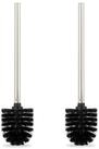 relaxdays WC-Reinigungsb&uuml;rste Toilettenb&uuml;rsten 2er Set Schwarz, Alle