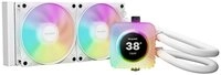 BeQuiet Computer-K&uuml;hler BeQuiet Light Loop IO LCD 240mm white PC-Wasserk&uuml;hlung