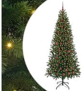vidaXL K&uuml;nstlicher Weihnachtsbaum K&uuml;nstlicher Weihnachtsbaum Gr&uuml;n 210 cm PE...