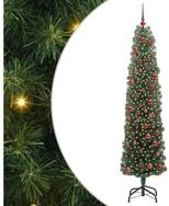 vidaXL K&uuml;nstlicher Weihnachtsbaum, K&uuml;nstlicher Weihnachtsbaum mit 300 LEDs mit