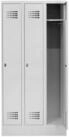 Stier Garderobenschrank STIER Garderobenspind Premium mit Sockel 3 Abteile...