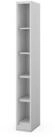 Jan Nowak Aktenschrank Metallregal schmal TIM 25 cm 195 cm hoch Ordner Akten