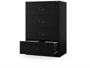 Jan Nowak Aktenschrank Metall Kartotekschrank 4 Schubladen SARA V4 XL 90 cm...
