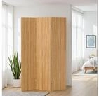 Homestyle4u Paravent Raumteiler Holz Trennwand Natur Sichtschutz Indoor Bambus...