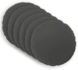 vidaXL Kissenbezug Kissenbezug 6 pcs HEERLEN Anthrazit &Oslash; 60 cm Polyester, (6...
