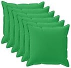 vidaXL Kissenbezug Kissenbezug 6 stk. HOUTEN Gr&uuml;n 40 x 40 cm Polyester, (6...