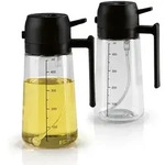 GOURMETmaxx &Ouml;lspender &Ouml;lspr&uuml;her 2er-Set - &Ouml;lgie&szlig;er &agrave; 470ml, &Ouml;lflasche, Essig-
