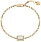 Fossil Armband Fossil Armband Raquel Glitz Perlmutt Edelstahl Gold-Ton...
