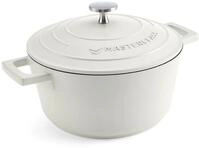 MasterClass Kasserolle MasterClass, Aluminiumguss, 2,5 Liter, rund,