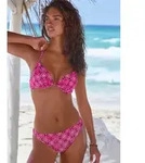 Vivance by Lascana Push-Up-Bikini-Top Cheerio, mit stylischem Allover-Print rot...