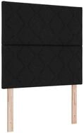 vidaXL Bett Kopfteil Schwarz 90 cm Stoff (1-tlg)