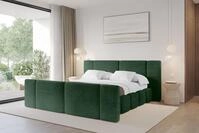 ALTDECOR Polsterbett NILO-Z (Polsterbett mit Bettkasten und Lattenrost, Boxbett...