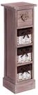 CARO-M&ouml;bel Kommode FLOWER, Regal Flower Beistellschrank Blumenregal 1...
