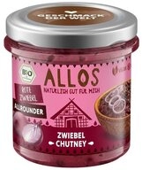 Allos Herzhafter Brotaufstrich Geschmack der Welt - Zwiebel Chutney 140g, ALLOS