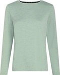 McKINLEY T-Shirt Da.-Langarmshirt Hunu LS II W MELANGE/GREEN SMOKE