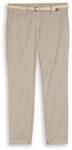 TOM TAILOR Chinohose TOM TAILOR Chino mit G&uuml;rtel und Stretch