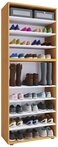 VCM Schuhschrank Schuhkommode Lona H. 183 x B. 70 x T. 37 cm