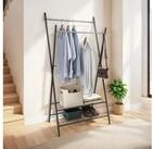 IDIMEX Kleiderst&auml;nder RUBY, Standgarderobe mit Schuhablage aus Metall...