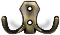 SO-TECH&reg; Garderobenhaken LENA, Lochabstand 20 mm, zwei Gr&ouml;&szlig;en, Metall massiv,