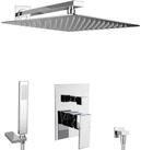 PaulGurkes Duscharmatur (Set, Unterputz-Duschset mit Kopf- und Handbrause)...