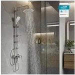 Grohe Duscharmatur BauEdge Mischbatterie Set mit Aloni Handbrause und Regendusche