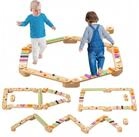 AIYAPLAY Balanceboard Balancierbalken Kinder Holz Schwebebalken f&uuml;r Drinnen