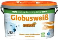 Globus Baumarkt Wandfarbe Globuswei&szlig; Wandfarbe matt 10 L matt