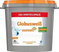 Globus Baumarkt Wandfarbe Globuswei&szlig; Wandfarbe matt konservierungsmittelfrei
