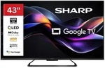 Sharp 43HR7765E QLED-Fernseher (108 cm/43 Zoll, 4K Ultra HD, Google TV, Google...