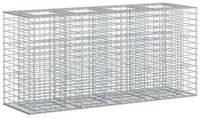 vidaXL Gartenzaun Gabionen-Hochbeet 170 x 50 x 80 cm Verzinkter Stahl Silber,...