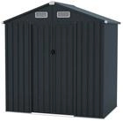 COSTWAY Ger&auml;tehaus, BxT: 182x129 cm, mit 2 Schiebet&uuml;ren, 182x129x197cm, 3,25...