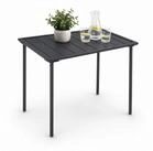 VCM Gartentisch Sumila B. 80 x T. 55 x H. 72 cm, wetterbest&auml;ndiger Outdoor...