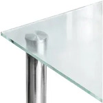 Tulup Tischplatte Glastischplatte Mattiert Glasplatte f&uuml;r Tisch Matt...