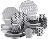 LuxusKollektion Kombiservice Kombiservice Porzellan 40 TLG 40-teilig Geschirrset
