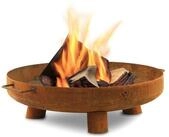 BBQ-Toro Feuerschale &Oslash; 60 cm, Rostoptik, Outdoor Dreibein Feuerstelle f&uuml;r