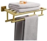 LuxusKollektion Handtuchstange Handtuchhalter Wand Ablage Edelstahl Bohren...