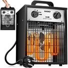 MASKO Heizl&uuml;fter, 3000 W, Elektroheizer Heizl&uuml;fter Bauheizer mit integriertem