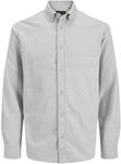 Langarmhemd JACK & JONES "JPRBLUHARVEY TWILL SOLID L/S SHIRT SN", Herren, Gr. L,