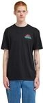 T-Shirt ELEMENT "Sound Waves", Herren, Gr. L, schwarz (flint schwarz), Obermaterial: