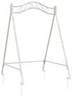 vidaXL Hollywoodschaukel Schaukelrahmen Antik Wei&szlig; 113 x 121,5 x 168 cm Stahl,...