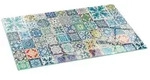 Tulup Bodenschutzplatte Blau Mosaikfliesen, Schutzplatte aus Geh&auml;rtetem Glas
